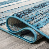 Magnolia Beach Strie' Striped Area Rug