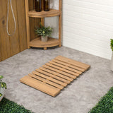 Paige Modern Classic Acacia Wood Slat Mat