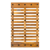 Paige Modern Classic Acacia Wood Slat Mat