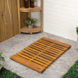 Paige Modern Classic Acacia Wood Slat Mat