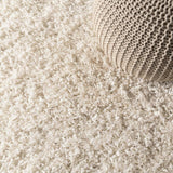 Mercer Shag Plush Area Rug Cream / Runner / 2'3" X 8' – DETAIL