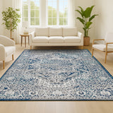 Modern Persian Vintage Medallion Area Rug