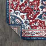 Modern Persian Vintage Moroccan Medallion Area Rug