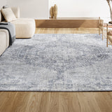 Edison modern Persian Vintage Medallion Area Rug