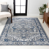 Jerica modern Persian Vintage Medallion Area Rug