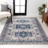 Kasbah Modern Persian Vintage Medallion Area Rug