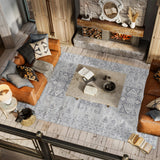Kasbah Modern Persian Vintage Medallion Area Rug