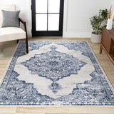 Alhambra Ornate Medallion Modern Area Rug