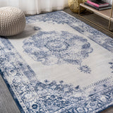 Kelly rosalia Cottage Medallion Area Rug