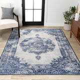 Kelly rosalia Cottage Medallion Area Rug