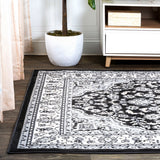 Palmette Modern Persian Floral Area Rug