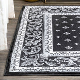 Acanthus French Border Area Rug