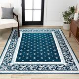Acanthus French Border Area Rug