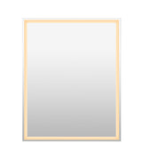 Pax Rectangular Frameless Anti-Fog Aluminum Front/Back-lit Tri-color LED Bathroom Vanity Mirror with Smart Touch Control - JONATHAN Y