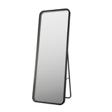 Tatum Crystal Lining Rectangle Metal Framed Antifog Front-Lit Tri-Color Wall Or Floor Full-Length Mirror with Smart Touch - JONATHAN Y
