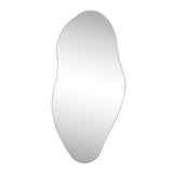 Everly 20 in. W x 42 in. H Large Irregular Framed Decorative Wall Mirror - JONATHAN Y