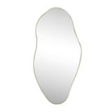 Everly 20 in. W x 42 in. H Large Irregular Framed Decorative Wall Mirror - JONATHAN Y