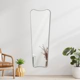 Alfie 20 in. W x 59 in. H Large Rectangular Metal Framed Wall Mounted Full-Length Mirror - JONATHAN Y