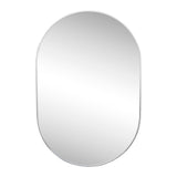 Milly 24 in. W x 36 in. H Medium Oval Metal Framed Wall Mirror - JONATHAN Y