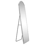 Adrian 16 in. W x 59 in. H Large Arched Metal Framed Floor Full-Length Mirror - JONATHAN Y