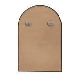 Elodie Small Arched Metal Framed Wall Mounted Mirror