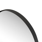 Elodie Small Arched Metal Framed Wall Mounted Mirror