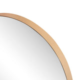 Elodie Small Arched Metal Framed Wall Mounted Mirror