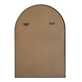 Elodie Small Arched Metal Framed Wall Mounted Mirror