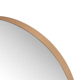 Elodie Small Arched Metal Framed Wall Mounted Mirror