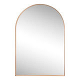 Elodie Small Arched Metal Framed Wall Mounted Mirror