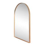 Elodie Small Arched Metal Framed Wall Mounted Mirror