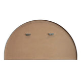 Solstice 42 in. W x 23 in. H Large Half Circle Metal Framed Wall Mounted Mirror