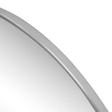 Solstice 42 in. W x 23 in. H Large Half Circle Metal Framed Wall Mounted Mirror
