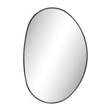Aurelia 24 in. W x 36 in. H Medium Irregular Oval Metal Framed Wall Mounted Mirror