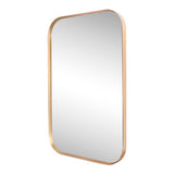 Aleria 24 in. W x 36 in. H Medium Rounded Rectangular Metal Framed Wall Mounted Mirror