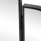 Arjen 3-Way 28 in. W x 28 in. H Medium Arch Trifold Adjustable Aluminum Alloy Framed Vanity Mirror for Tabletop and Wall Mount