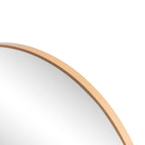 Eclipse Circle Aluminum Alloy Framed Wall Mounted Mirror