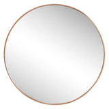 Eclipse Circle Aluminum Alloy Framed Wall Mounted Mirror