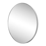 Eclipse Circle Aluminum Alloy Framed Wall Mounted Mirror