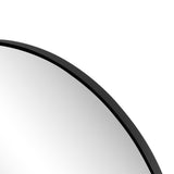 Eclipse Circle Aluminum Alloy Framed Wall Mounted Mirror