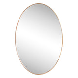 Ellipse 24 in. W x 36 in. H Medium Oval Aluminum Alloy Framed Wall Mounted Mirror