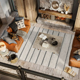 Williamsburg Minimalist Stripe Area Rug