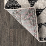 Aisha Moroccan Triangle Geometric Area Rug