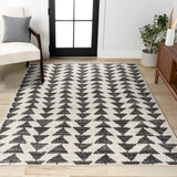 Aisha Moroccan Triangle Geometric Area Rug