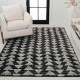 Aisha Moroccan Triangle Geometric Area Rug
