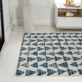 Aisha Moroccan Triangle Geometric Area Rug