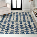 Aisha Moroccan Triangle Geometric Area Rug