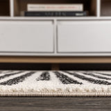 Khalil Modern Berber Stripe Area Rug