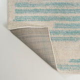 Khalil Modern Berber Stripe Area Rug