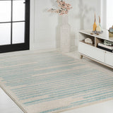 Khalil Modern Berber Stripe Area Rug